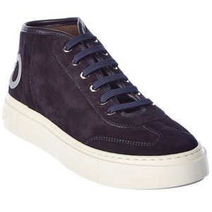 Salvatore Ferragamo Angel Suede Sneaker Size 9 M